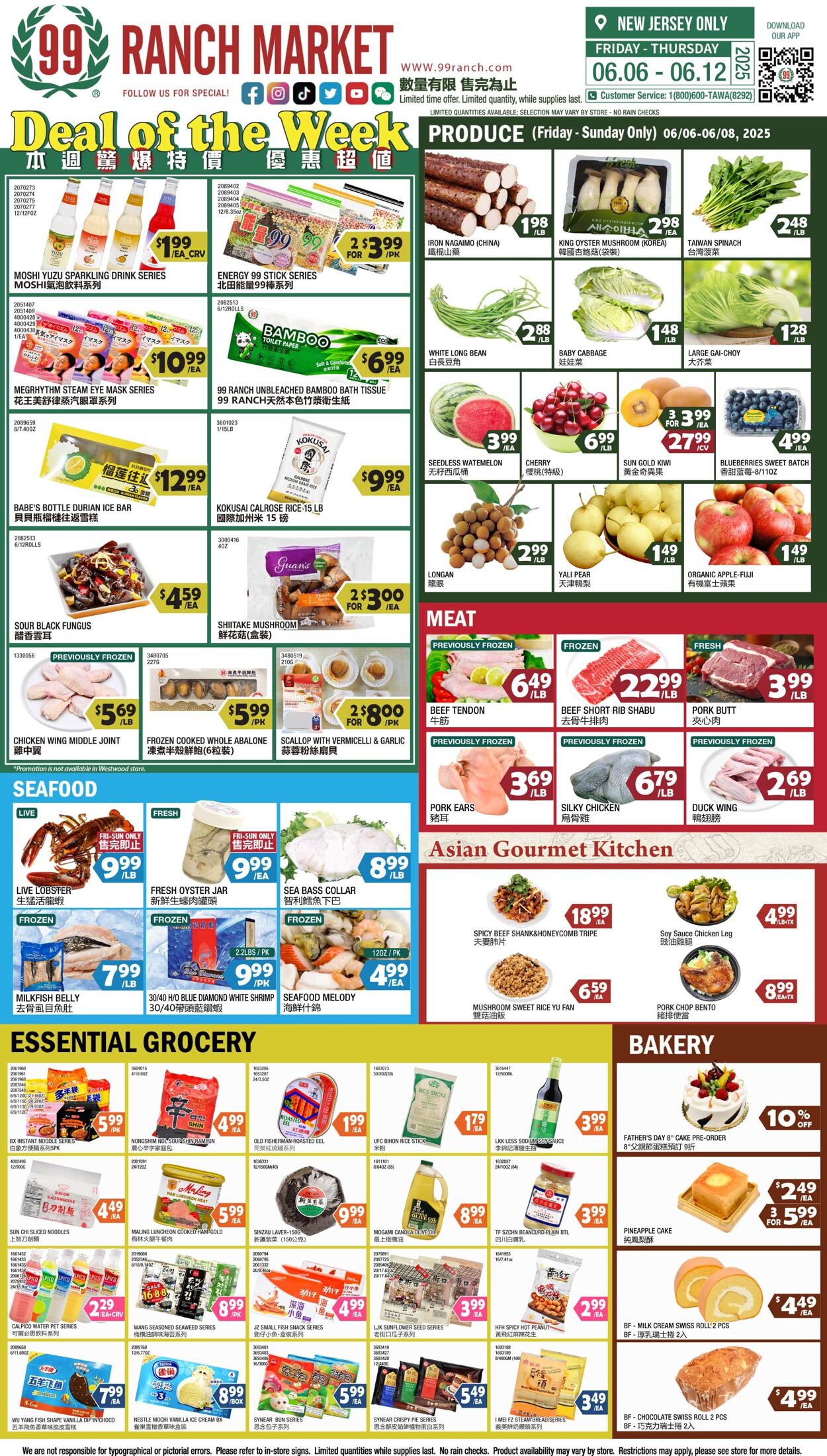 Weekly ad 99 Ranch Market - 99 Fresh 06/06/2025 - 06/13/2025