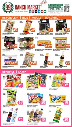 Weekly ad 99 Ranch Market - 99 Fresh 07/11/2025 - 07/18/2025