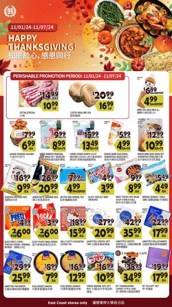 Weekly ad 99 Ranch Market - 99 Fresh 10/28/2022 - 11/03/2022