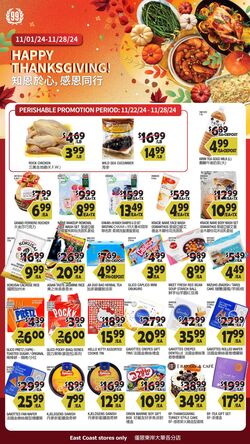 Weekly ad 99 Ranch Market - 99 Fresh 11/22/2024 - 11/29/2024