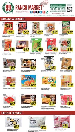 Weekly ad 99 Ranch Market - 99 Fresh 12/20/2024 - 12/27/2024