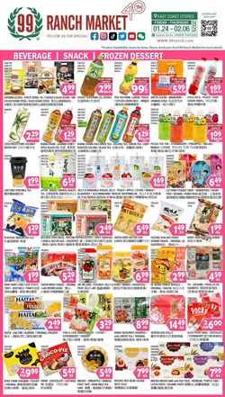 Weekly ad 99 Ranch Market - 99 Fresh 01/24/2025 - 01/31/2025