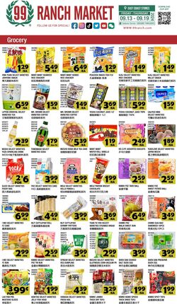 Weekly ad 99 Ranch Market - 99 Fresh 09/11/2024 - 09/18/2024