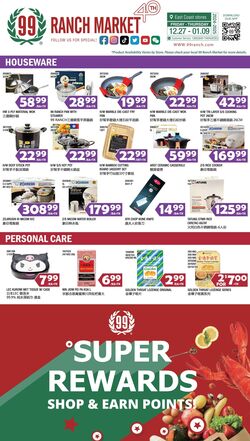 Weekly ad 99 Ranch Market - 99 Fresh 12/27/2024 - 01/09/2025