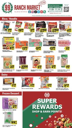 Weekly ad 99 Ranch Market - 99 Fresh 11/08/2024 - 11/15/2024