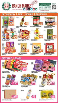 Weekly ad 99 Ranch Market - 99 Fresh 08/01/2025 - 08/08/2025