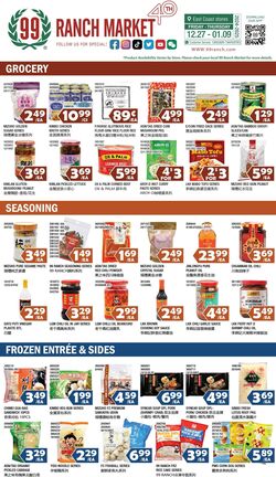 Weekly ad 99 Ranch Market - 99 Fresh 12/27/2024 - 01/09/2025