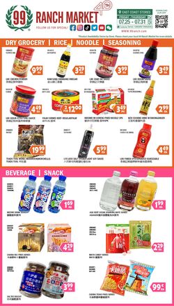 Weekly ad 99 Ranch Market - 99 Fresh 07/25/2025 - 08/01/2025
