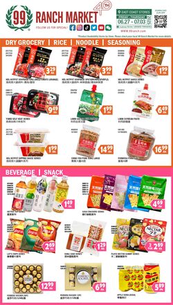 Weekly ad 99 Ranch Market - 99 Fresh 06/27/2025 - 07/04/2025
