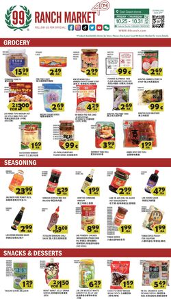 Weekly ad 99 Ranch Market - 99 Fresh 10/25/2024 - 11/01/2024