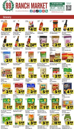 Weekly ad 99 Ranch Market - 99 Fresh 11/04/2022 - 11/10/2022