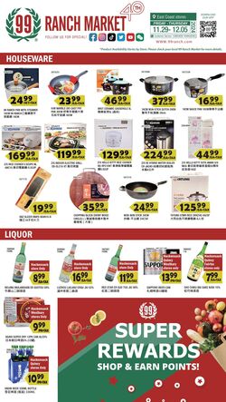 Weekly ad 99 Ranch Market - 99 Fresh 11/29/2024 - 12/06/2024