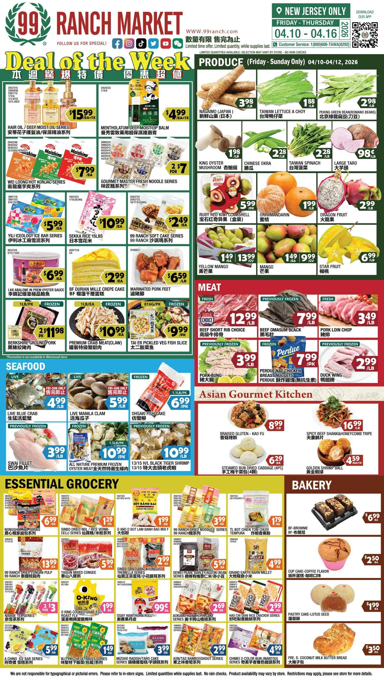 Weekly ad 99 Ranch Market - 99 Fresh 04/10/2026 - 04/17/2026
