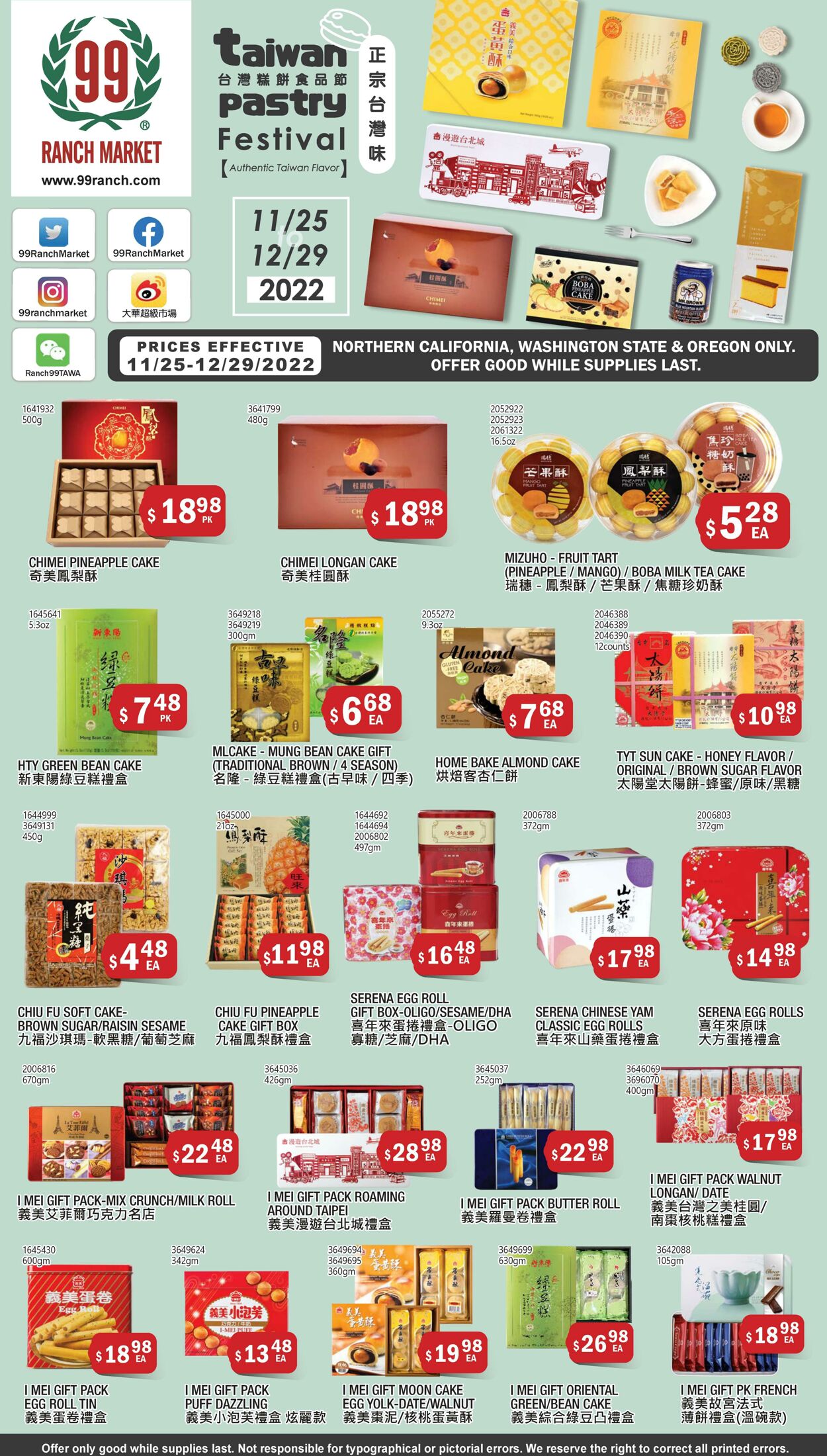 Weekly ad 99 Ranch Market - 99 Fresh 12/02/2022 - 12/08/2022