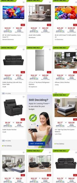 Weekly ad Aaron's 10/01/2025 - 10/31/2025