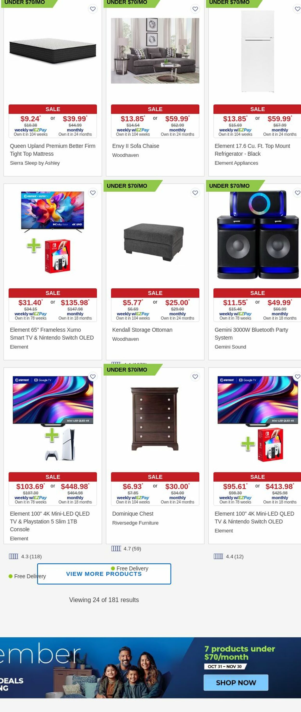 Weekly ad Aaron's 11/01/2025 - 11/30/2025