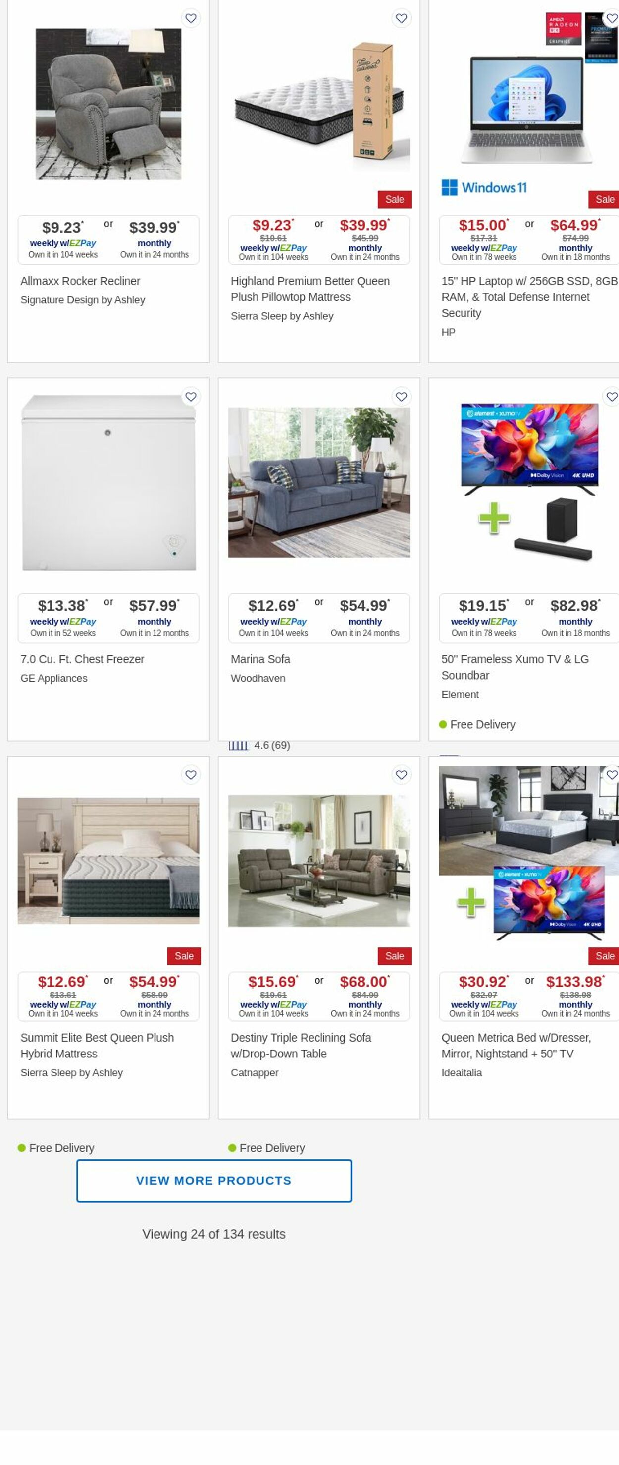 Weekly ad Aaron's 08/01/2025 - 08/31/2025