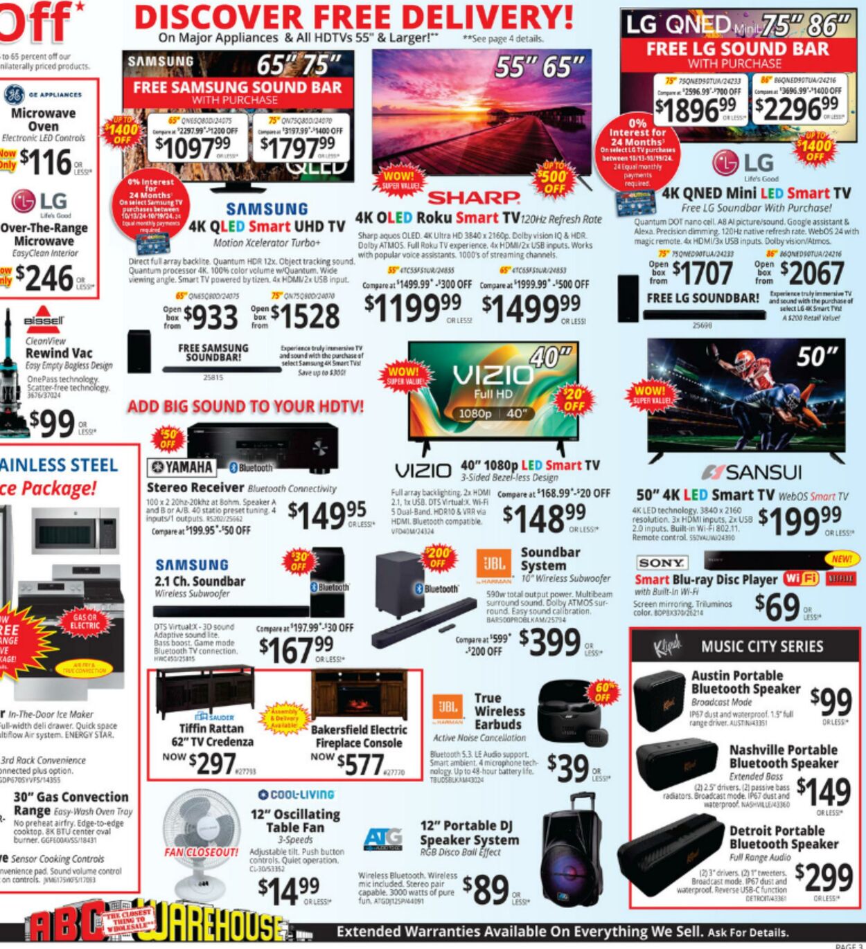 Weekly ad ABC Warehouse 10/13/2024 - 10/19/2024