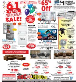 Weekly ad ABC Warehouse 08/11/2024 - 08/17/2024