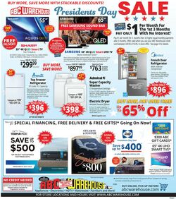 Weekly ad ABC Warehouse 08/21/2022 - 08/27/2022