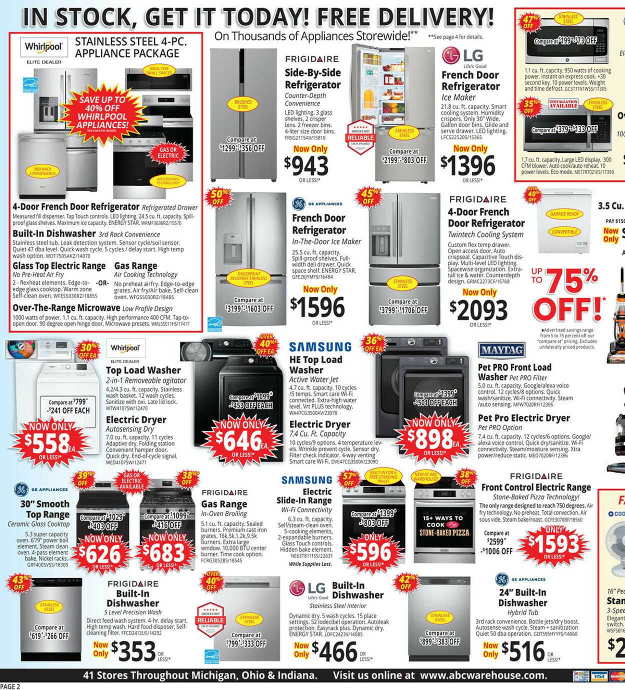 Weekly ad ABC Warehouse 10/05/2025 - 10/11/2025