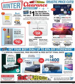 Weekly ad ABC Warehouse 08/21/2022 - 08/27/2022