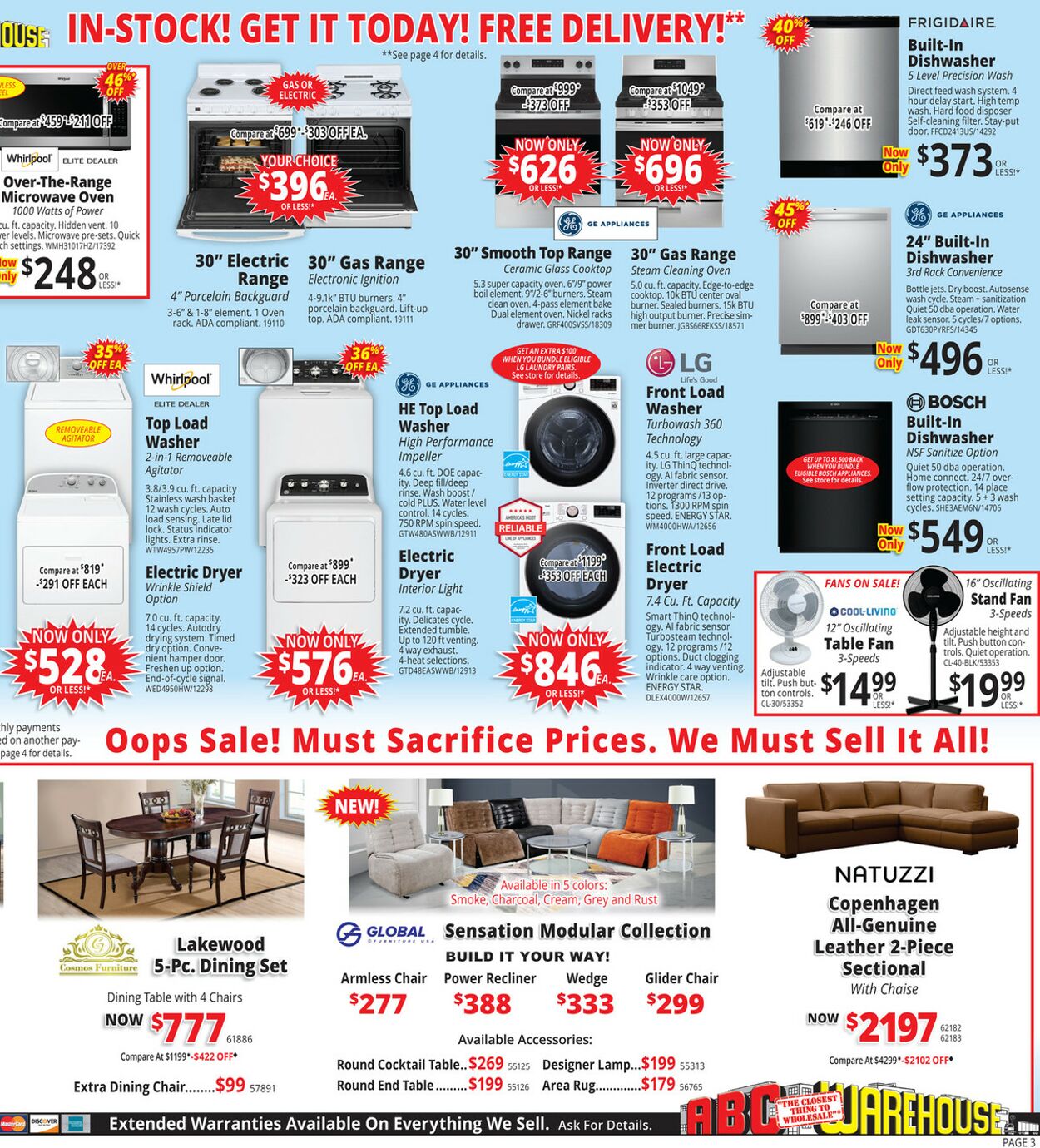 Weekly ad ABC Warehouse 07/28/2024 - 08/03/2024