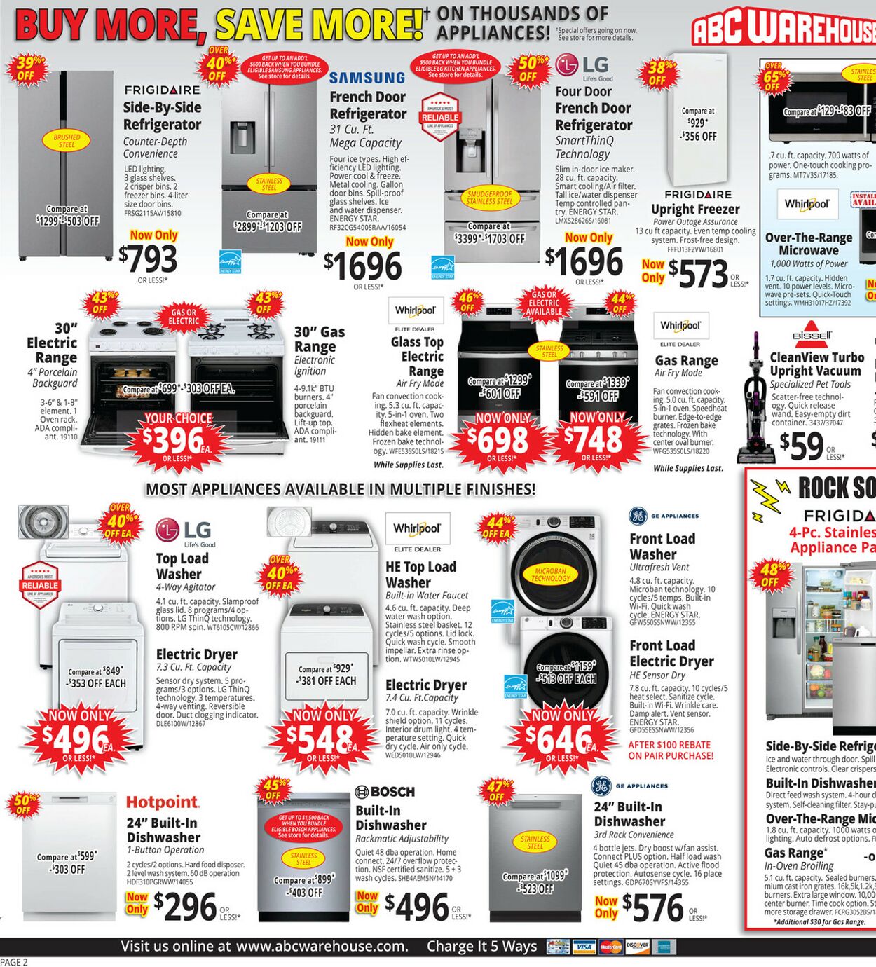 Weekly ad ABC Warehouse 11/24/2024 - 11/30/2024