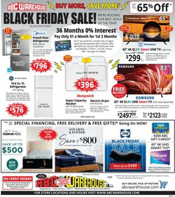 Weekly ad ABC Warehouse 11/24/2024 - 11/30/2024