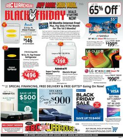 Weekly ad ABC Warehouse 11/16/2025 - 11/22/2025
