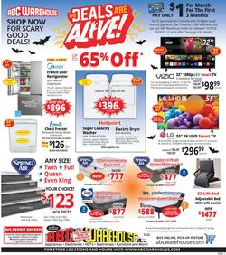 Weekly ad ABC Warehouse 10/29/2023 - 11/04/2023