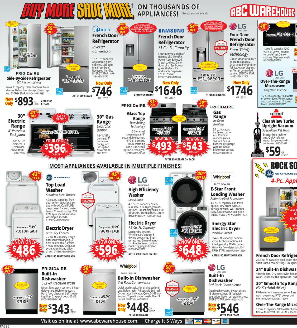 Weekly ad ABC Warehouse 11/23/2025 - 11/29/2025