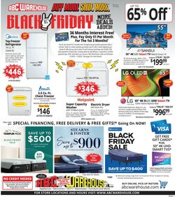 Weekly ad ABC Warehouse 11/23/2025 - 11/29/2025