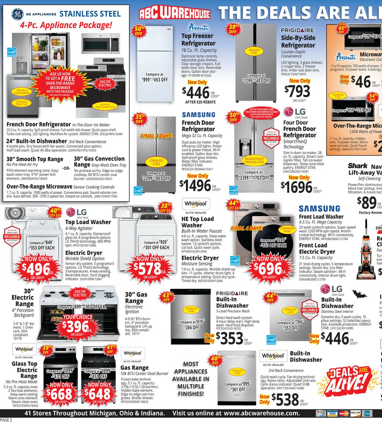 Weekly ad ABC Warehouse 10/27/2024 - 11/02/2024