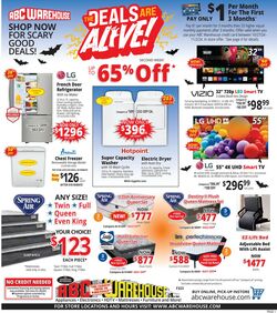 Weekly ad ABC Warehouse 10/20/2024 - 10/26/2024