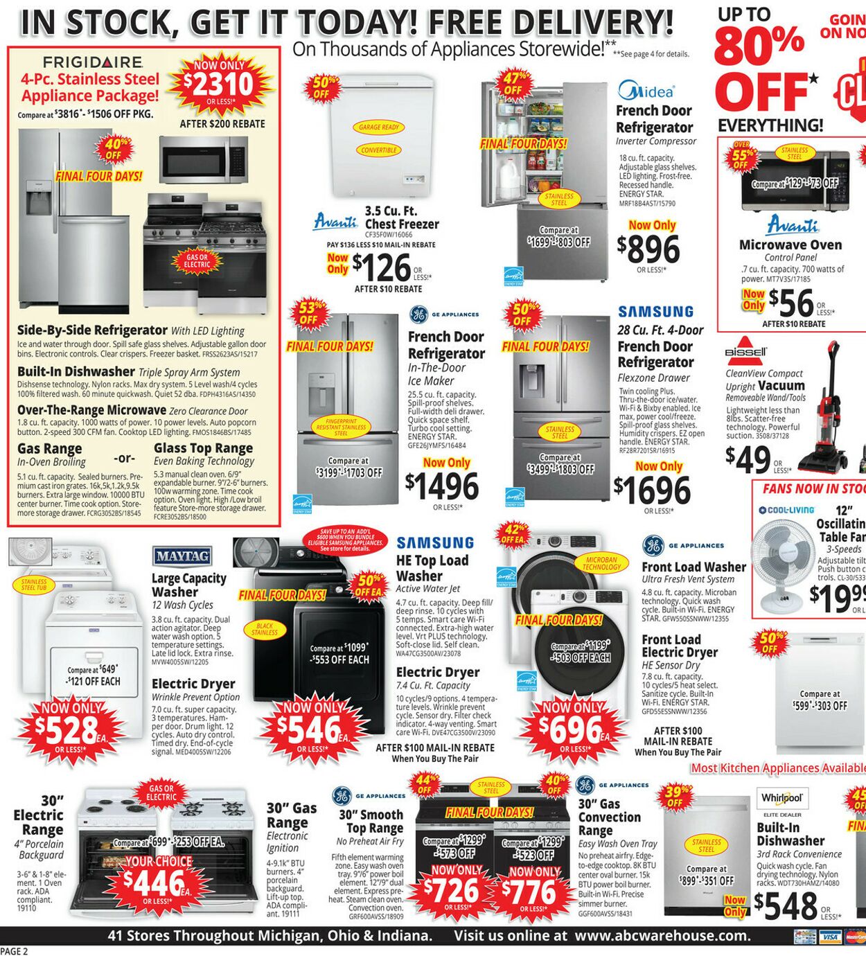 Weekly ad ABC Warehouse 06/01/2025 - 06/07/2025