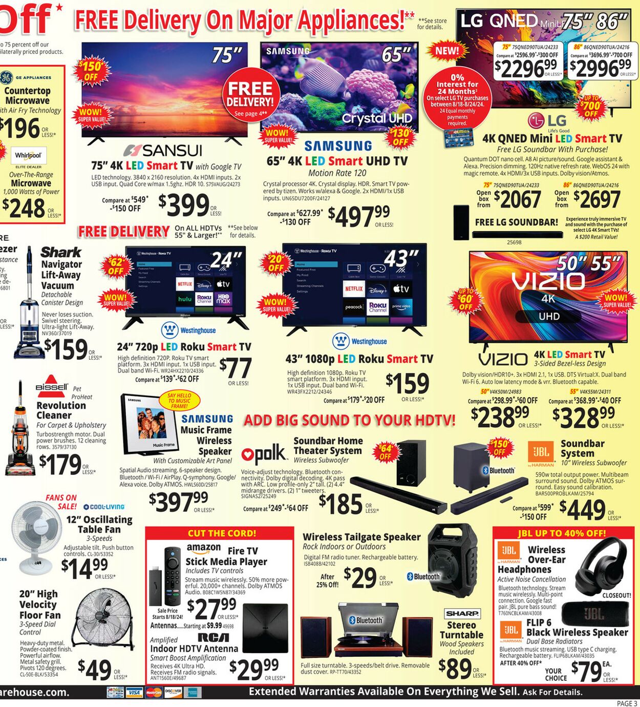 Weekly ad ABC Warehouse 08/18/2024 - 08/24/2024