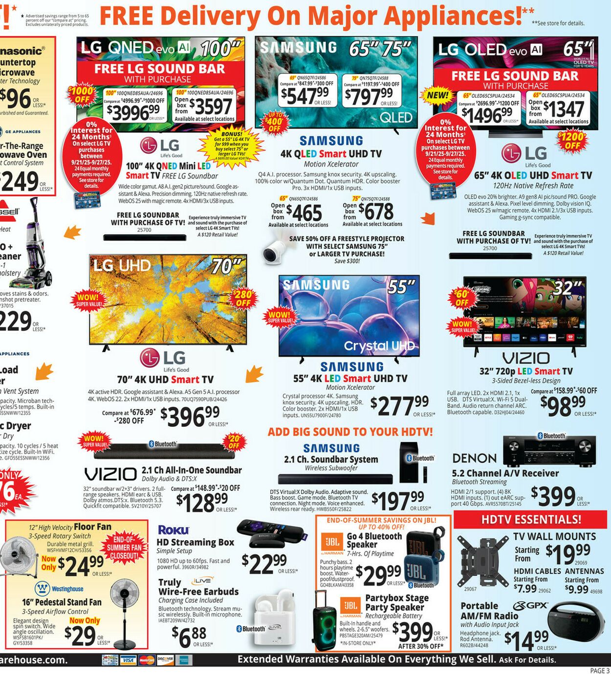 Weekly ad ABC Warehouse 09/21/2025 - 09/27/2025