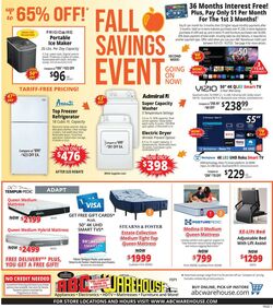 Weekly ad ABC Warehouse 09/21/2025 - 09/27/2025