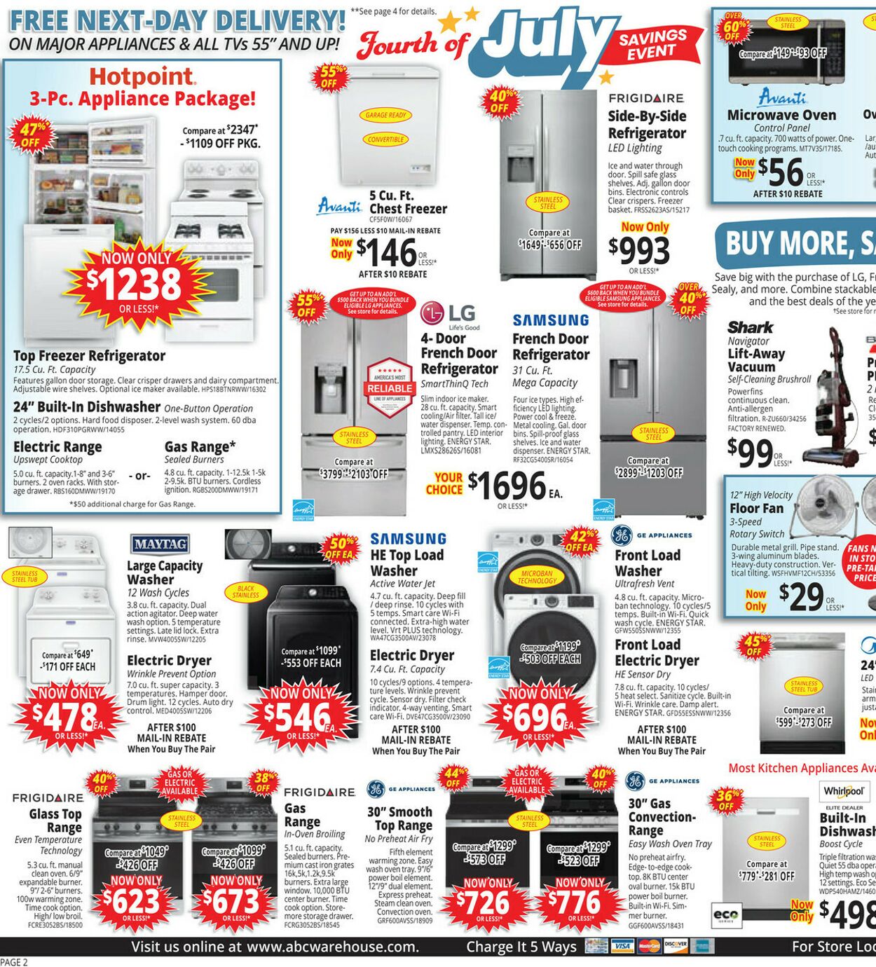 Weekly ad ABC Warehouse 06/29/2025 - 07/05/2025