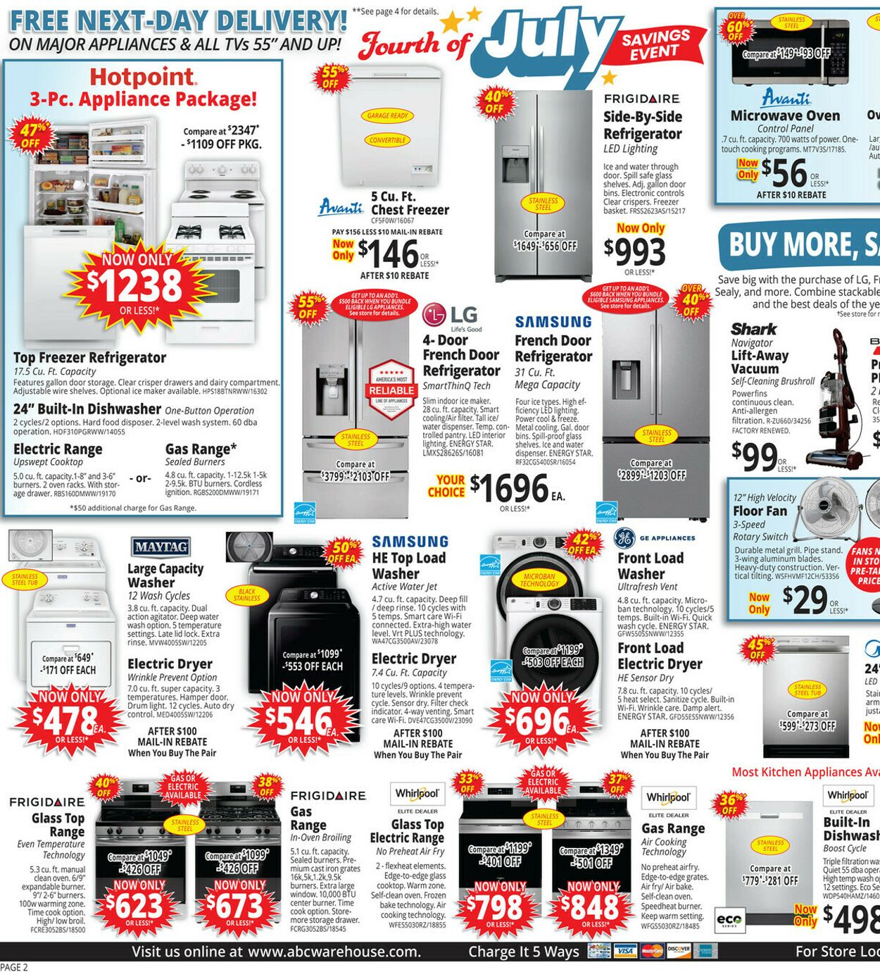 Weekly ad ABC Warehouse 06/22/2025 - 06/28/2025