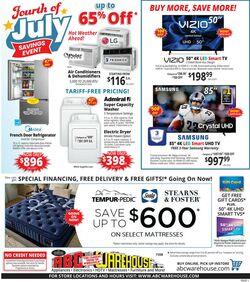 Weekly ad ABC Warehouse 06/22/2025 - 06/28/2025