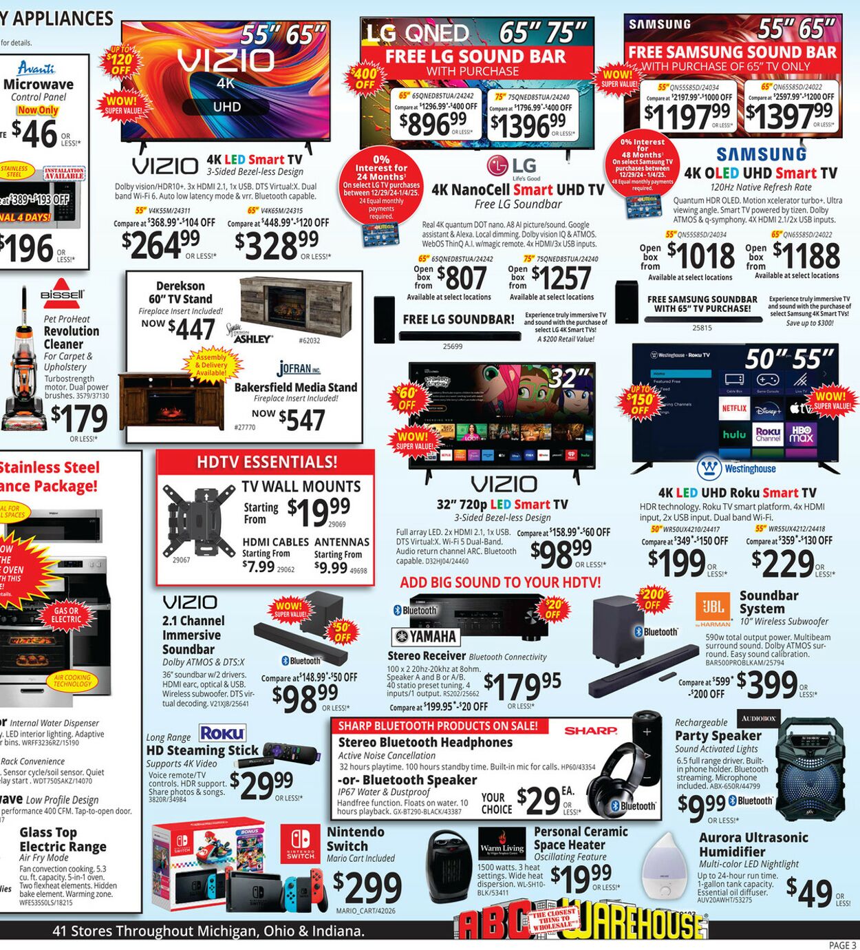 Weekly ad ABC Warehouse 12/29/2024 - 01/04/2025