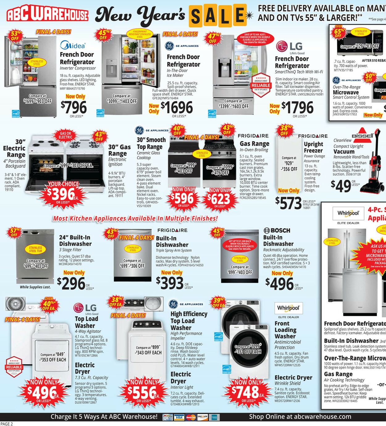 Weekly ad ABC Warehouse 12/29/2024 - 01/04/2025