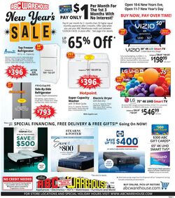 Weekly ad ABC Warehouse 12/29/2024 - 01/04/2025