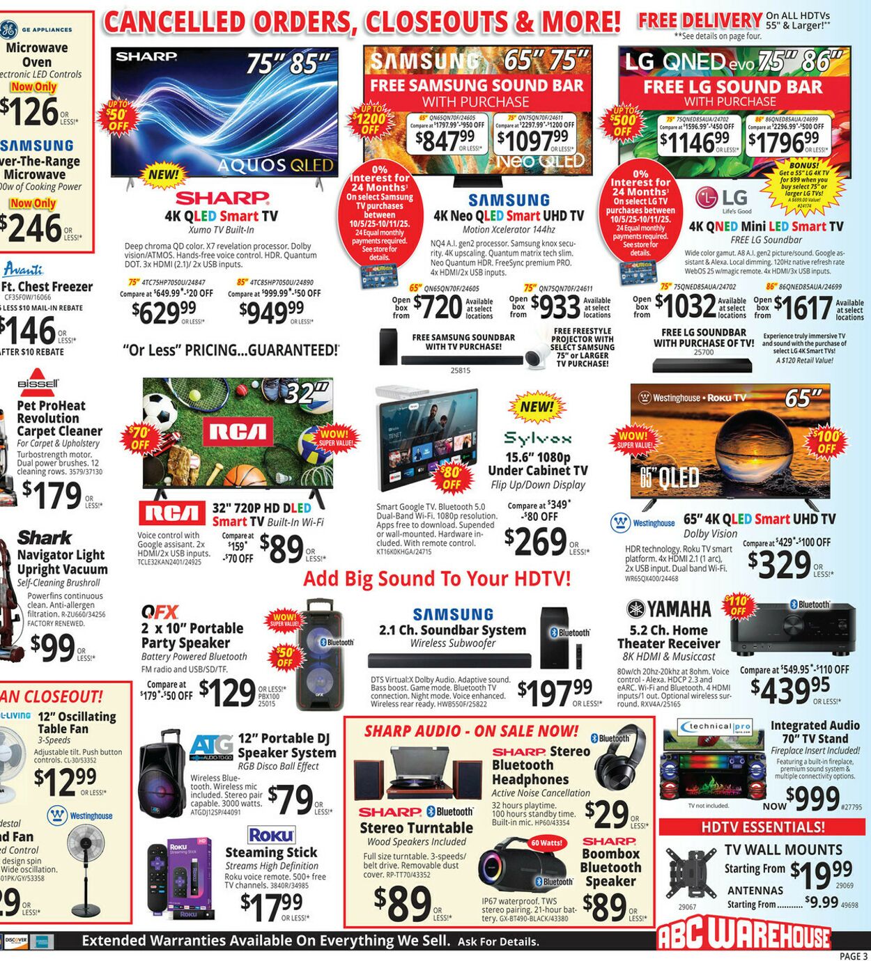 Weekly ad ABC Warehouse 10/05/2025 - 10/11/2025