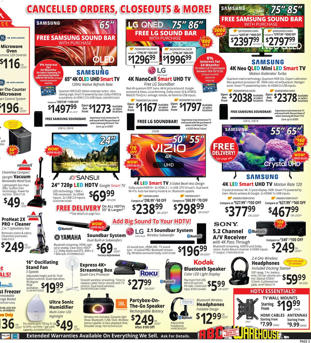 Weekly ad ABC Warehouse 10/06/2024 - 10/12/2024