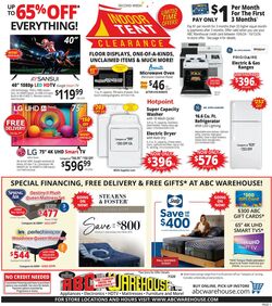 Weekly ad ABC Warehouse 10/27/2024 - 11/02/2024