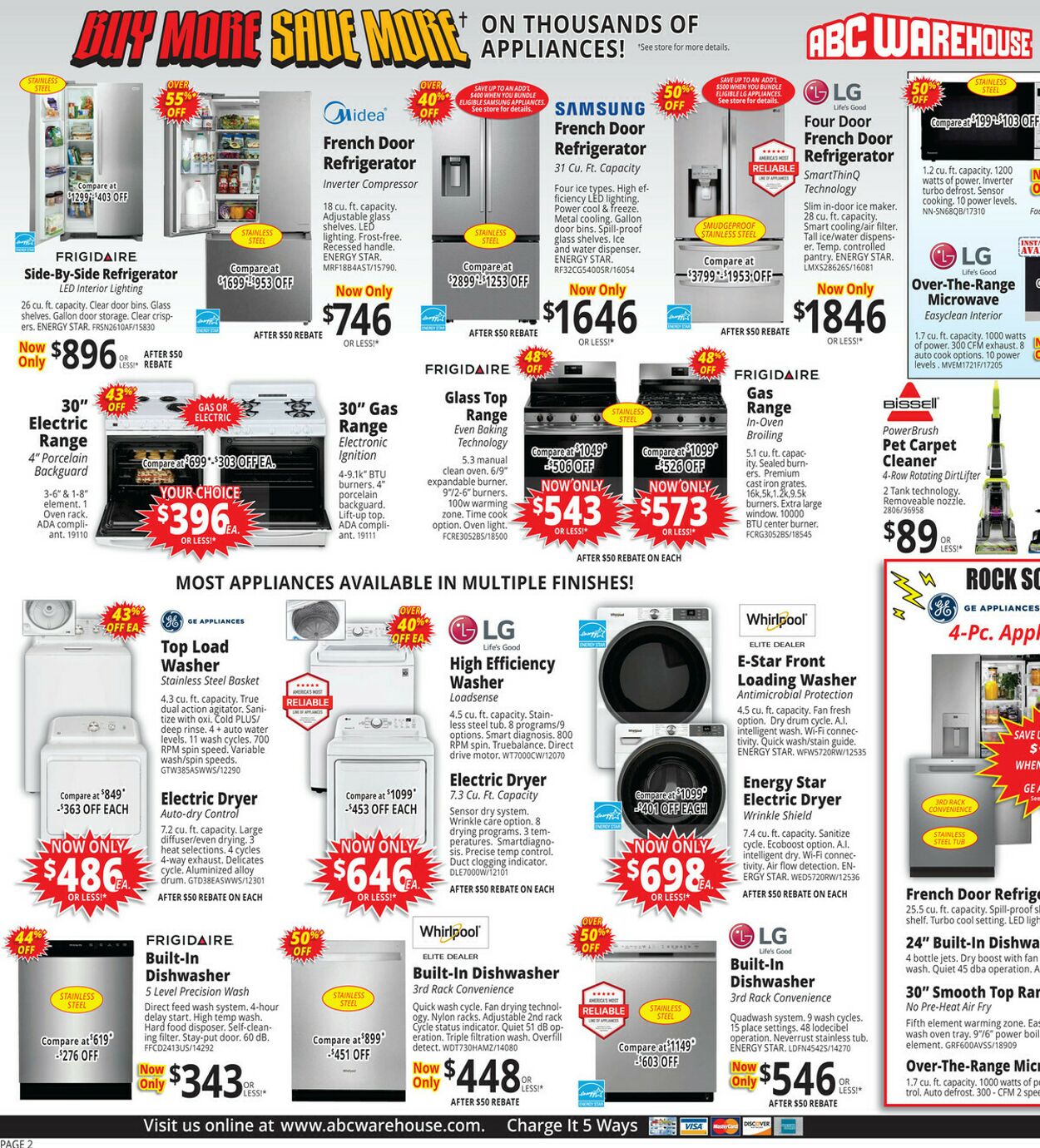 Weekly ad ABC Warehouse 11/09/2025 - 11/15/2025