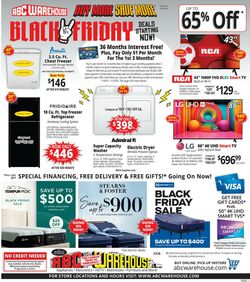 Weekly ad ABC Warehouse 11/09/2025 - 11/15/2025